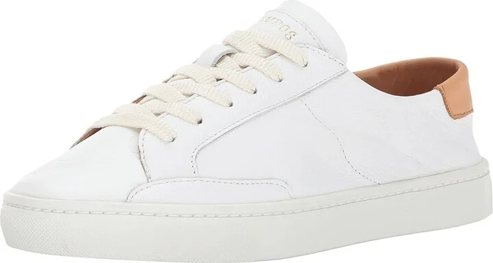 Soludos Ibiza Classic Lace-Up Women's Lace up casual Shoes White : 5 B - Medium, Leather - Image 2