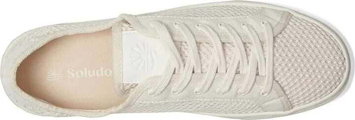 Soludos Ibiza Mesh Sneaker Women's Sandals Sea Salt White : 5 B - Medium, Textile - Image 2