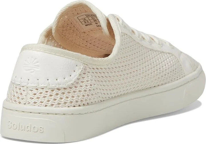 Soludos Ibiza Mesh Sneaker Women's Sandals Sea Salt White : 5 B - Medium, Textile - Image 4
