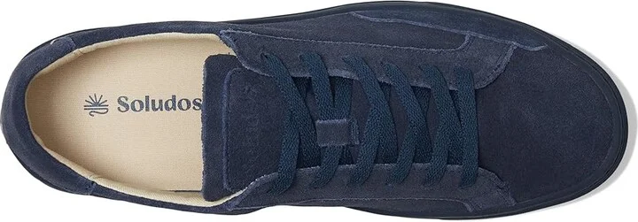 Soludos Ibiza Sneaker Men's Shoes Armada Blue 1 : 13 D - Medium, Leather/Rubber - Image 2