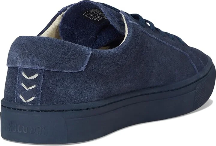 Soludos Ibiza Sneaker Men's Shoes Armada Blue 1 : 13 D - Medium, Leather/Rubber - Image 4