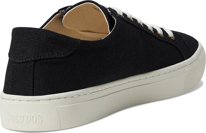 Soludos Ibiza Sneaker Men's Shoes Noche Black : 13 D - Medium, Leather/Rubber - Image 4