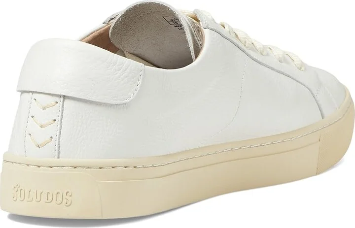 Soludos Ibiza Sneaker Men's Shoes Oasis White : 12 D - Medium, Leather/Rubber - Image 4