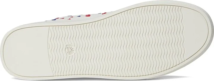 Soludos Ibiza Sneaker Women's Shoes Hearts/Oasis White : 5 B - Medium, Leather/Rubber - Image 3