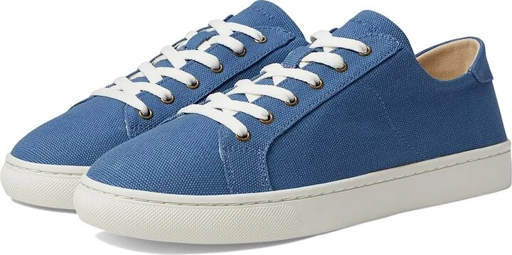Soludos Ibiza Sneaker Women's Shoes Laguna Blue : 8.5 B - Medium, Leather/Rubber