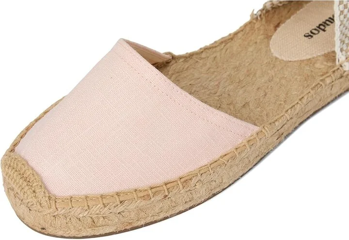 Soludos Lauren Lace Up Espadrille Women's Sandals Quartz Pink : 7 B - Medium, Jute/Rubber - Image 2