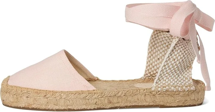 Soludos Lauren Lace Up Espadrille Women's Sandals Quartz Pink : 7 B - Medium, Jute/Rubber - Image 6