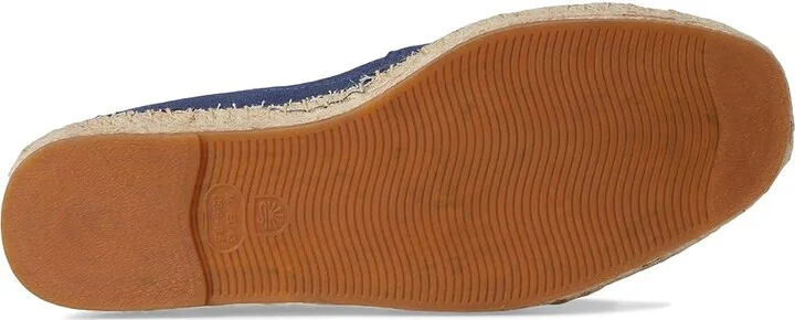 Soludos Leather Original Espadrille Men's Slip on Shoes Armada Blue : EU 42 (US Men's 8-8.5) D - Medium, Leather/Suede - Image 3
