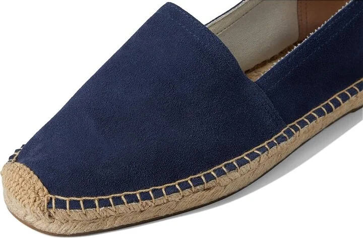 Soludos Leather Original Espadrille Men's Slip on Shoes Armada Blue : EU 42 (US Men's 8-8.5) D - Medium, Leather/Suede - Image 7