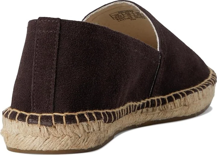 Soludos Leather Original Espadrille Men's Slip on Shoes Tronco Brown : EU 42 (US Men's 8-8.5) D - Medium, Leather/Suede - Image 4