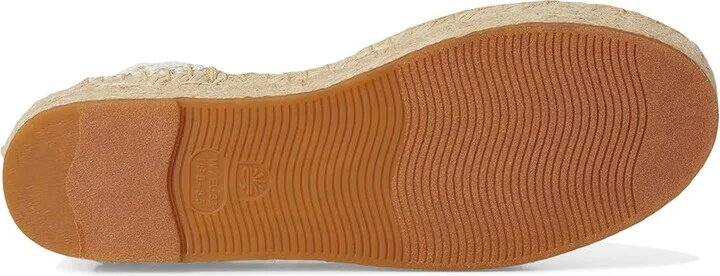 Soludos Linen Lauren Lace-up Women's Wedge Shoes Poppy Orange : EU 38 (US Women's 7-7.5) B - Medium - Image 7