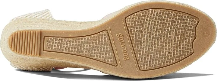 Soludos Lyon Wedge Espadrille Women's Shoes Soft Pink : 5.5 B - Medium, Textile - Image 3