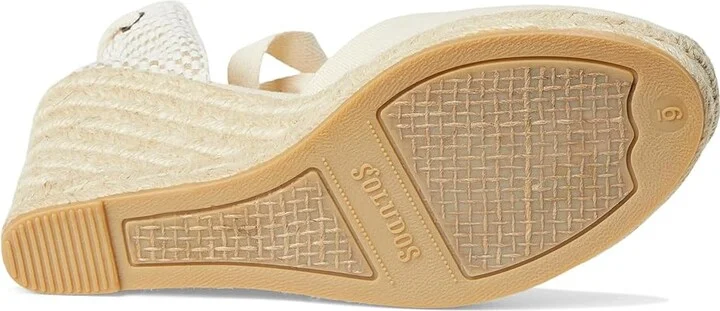 Soludos Marseille Wedge Espadrille Women's Sandals La Concha Ivory : 6 B - Medium - Image 4