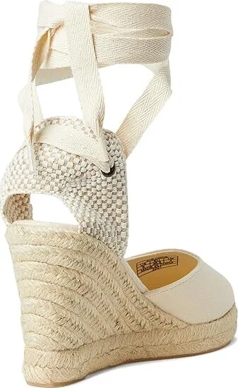 Soludos Marseille Wedge Espadrille Women's Sandals La Concha Ivory : 6 B - Medium - Image 5