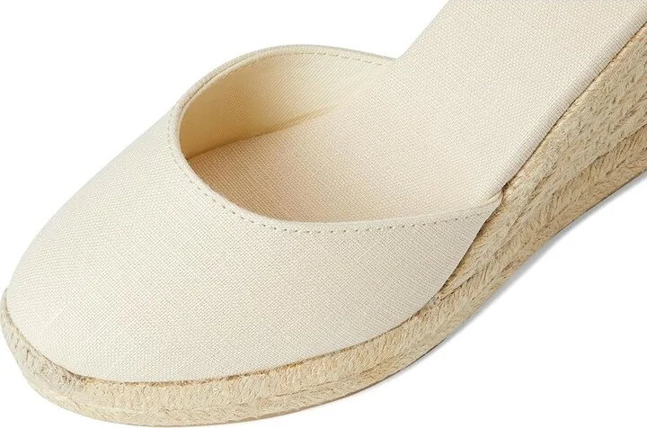 Soludos Marseille Wedge Espadrille Women's Sandals La Concha Ivory : 6 B - Medium - Image 8