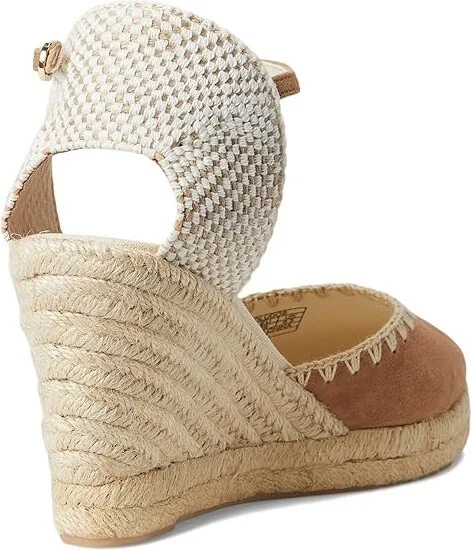 Soludos Marseille Wedge Espadrille Women's Sandals Miel Brown : 10 B - Medium, Suede - Image 4