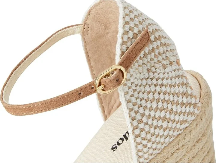 Soludos Marseille Wedge Espadrille Women's Sandals Miel Brown : 10 B - Medium, Suede - Image 7