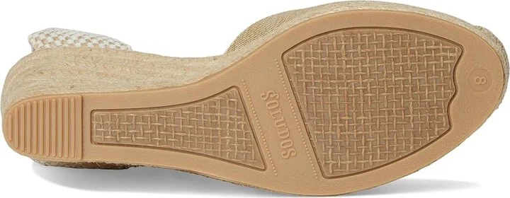 Soludos Marseille Wedge Espadrille Women's Sandals Silver : 7.5 B - Medium, Rubber/Synthetic - Image 9
