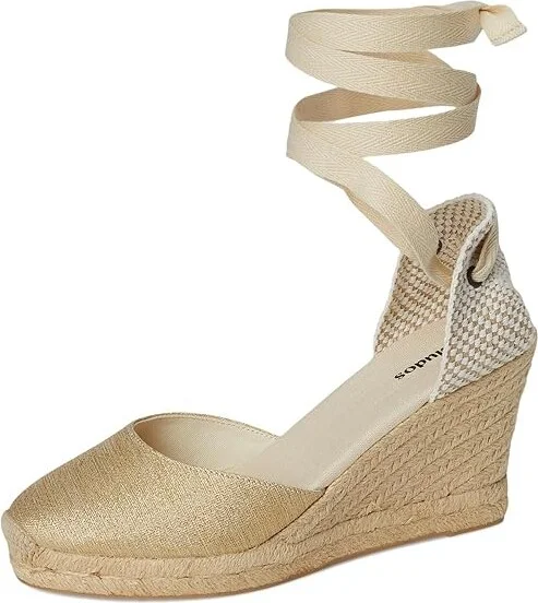 Soludos Marseille Wedge Espadrille Women's Sandals Silver : 7.5 B - Medium, Rubber/Synthetic - Image 11