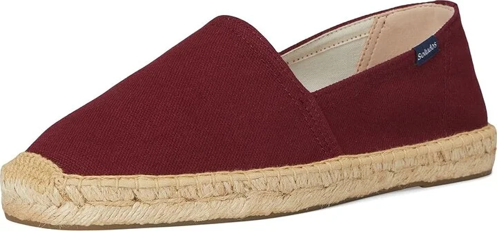 Soludos Original Espadrille Men's Shoes Cabernet Red : 8 D - Medium, Canvas/Cotton - Image 5