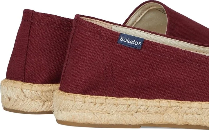 Soludos Original Espadrille Men's Shoes Cabernet Red : 8 D - Medium, Canvas/Cotton - Image 7