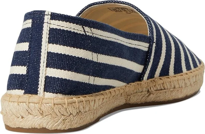 Soludos Original Espadrille Men's Shoes Dark Navy / Ivory : 8 D - Medium, Canvas/Cotton - Image 4