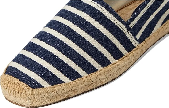 Soludos Original Espadrille Men's Shoes Dark Navy / Ivory : 8 D - Medium, Canvas/Cotton - Image 7