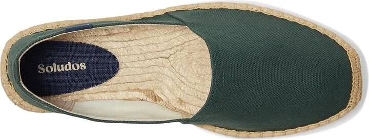 Soludos Original Espadrille Men's Shoes Forest Green : 8 D - Medium, Canvas/Cotton - Image 2