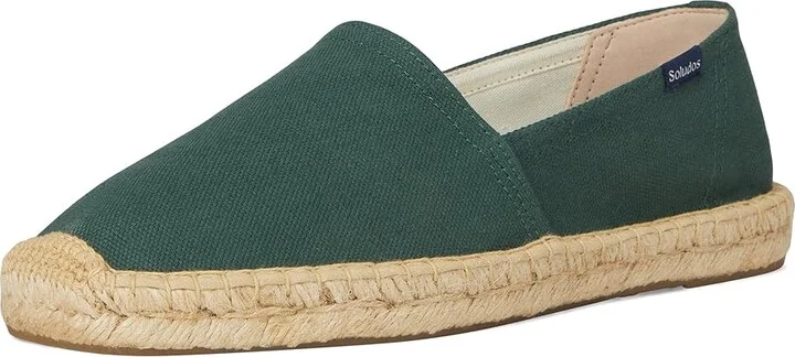 Soludos Original Espadrille Men's Shoes Forest Green : 8 D - Medium, Canvas/Cotton - Image 5