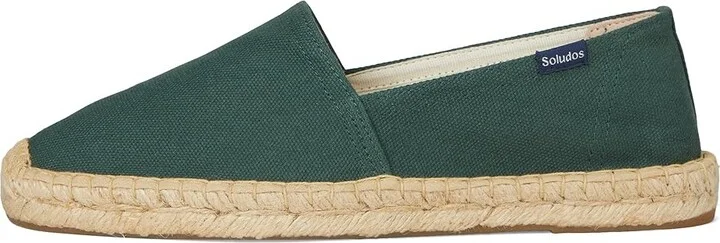 Soludos Original Espadrille Men's Shoes Forest Green : 8 D - Medium, Canvas/Cotton - Image 6