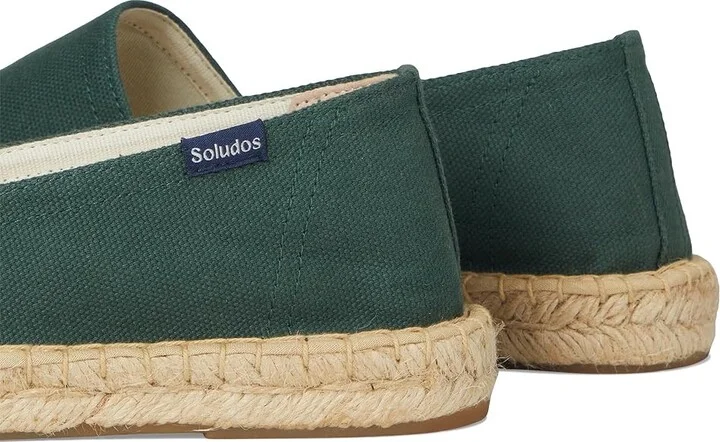Soludos Original Espadrille Men's Shoes Forest Green : 8 D - Medium, Canvas/Cotton - Image 7