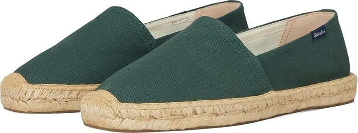 Soludos Original Espadrille Men's Shoes Forest Green : 8 D - Medium, Canvas/Cotton