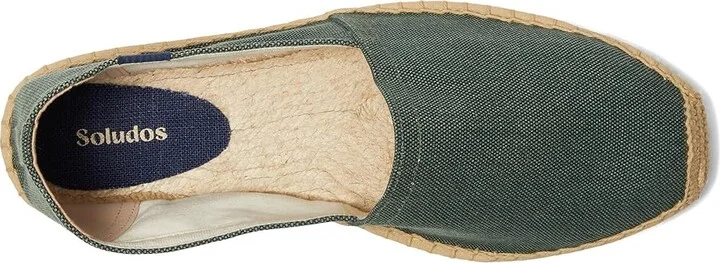 Soludos Original Espadrille Men's Shoes Vintage Green : EU 46 (US Men's 12-12.5) D - Medium, Canvas/Cotton - Image 2