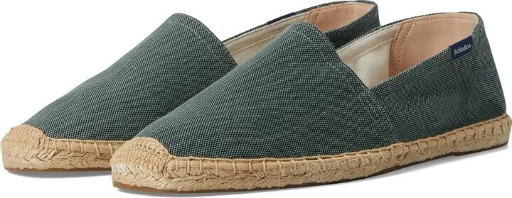 Soludos Original Espadrille Men's Shoes Vintage Green : EU 46 (US Men's 12-12.5) D - Medium, Canvas/Cotton