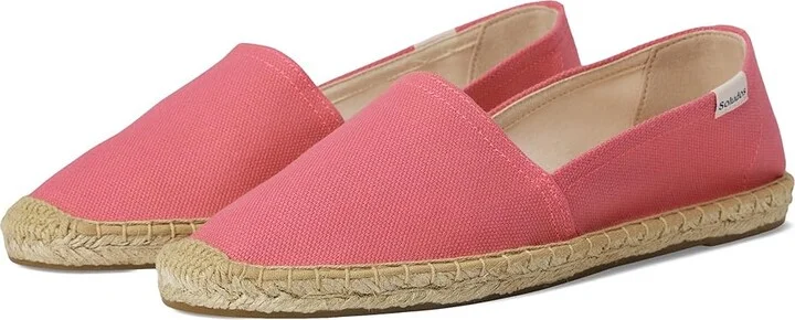 Soludos Original Espadrille Women's Shoes Bubblegum Pink : EU 39 (US Women's 8-8.5) B - Medium, Canvas/Cotton
