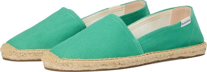 Soludos Original Espadrille Women's Shoes Fiji Green : EU 37 (US Women's 6-6.5) B - Medium, Canvas/Cotton