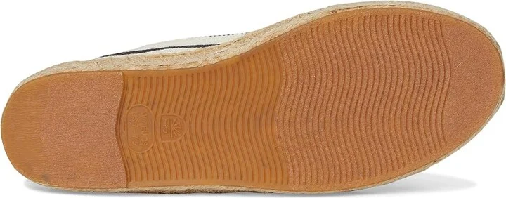 Soludos Original Espadrille Women's Shoes Ivory / Black : 5 B - Medium, Leather - Image 3