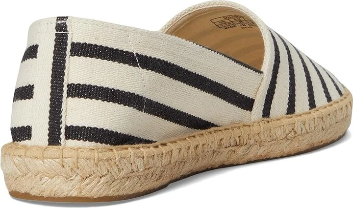 Soludos Original Espadrille Women's Shoes Ivory / Black : 5 B - Medium, Leather - Image 4