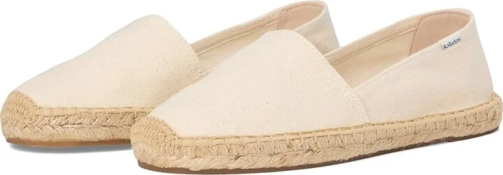 Soludos Original Espadrille Women's Shoes Natural Undyed : 10 B - Medium, Leather