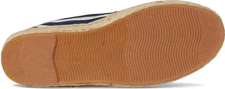 Soludos Original Espadrille Women's Shoes Navy / Ivory : 5 B - Medium, Leather - Image 3