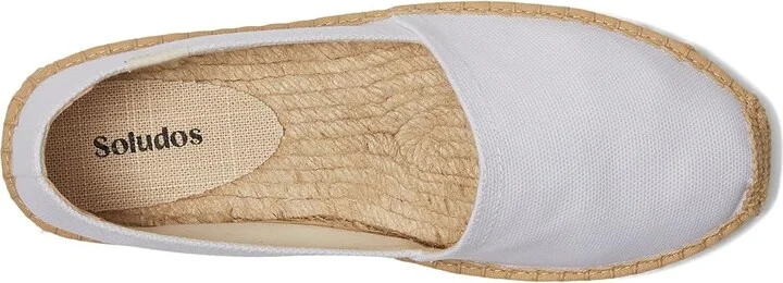 Soludos Original Espadrille Women's Shoes Oasis White : 5 B - Medium, Leather - Image 2