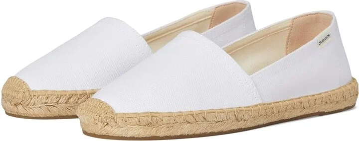 Soludos Original Espadrille Women's Shoes Oasis White : 5 B - Medium, Leather