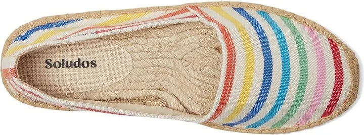 Soludos Original Espadrille Women's Shoes Rainbow : 5 B - Medium, Leather - Image 2