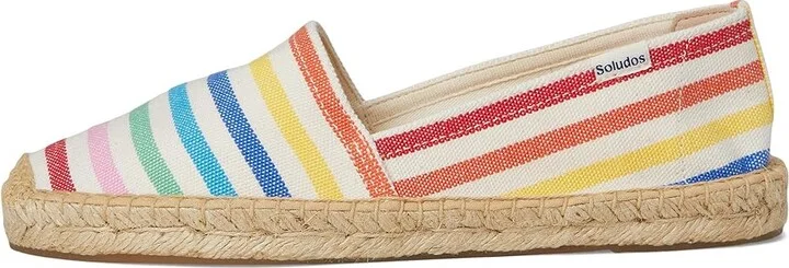 Soludos Original Espadrille Women's Shoes Rainbow : 5 B - Medium, Leather - Image 6