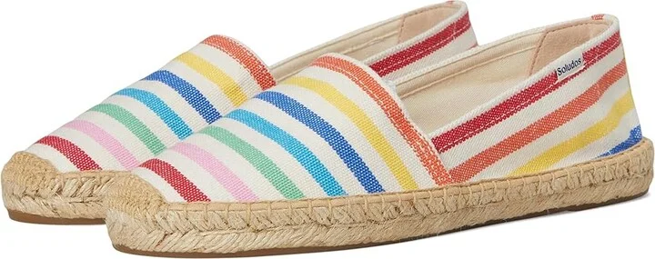 Soludos Original Espadrille Women's Shoes Rainbow : 5 B - Medium, Leather