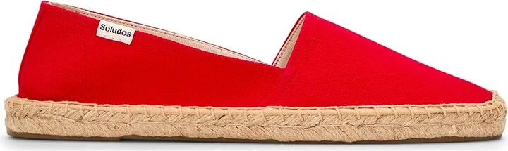 Soludos Original Espadrille Women's Shoes Rioja Red : 7 B - Medium, Leather