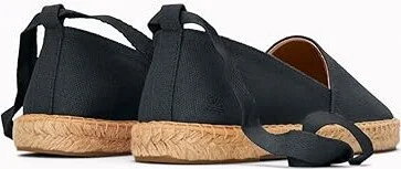 Soludos Original Lace-Up Espadrille Women's Flat Shoes Noche Black : 5 B - Medium, Cotton - Image 7