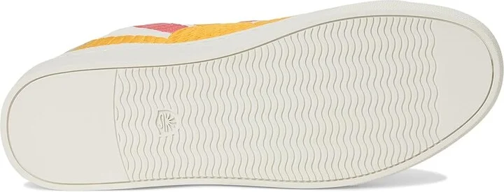 Soludos Rainbow Wave Sneaker Women's Shoes White : 5 B - Medium, Leather - Image 3