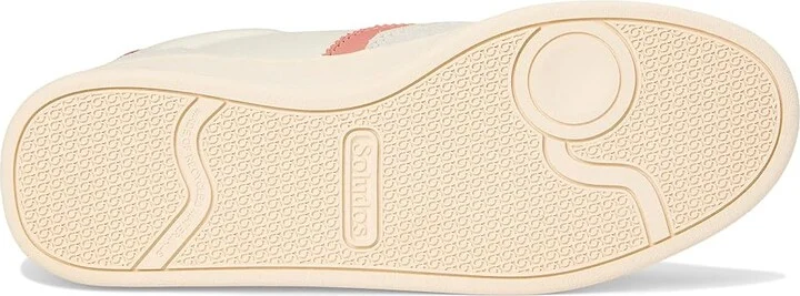 Soludos Roma Sneaker Women's Shoes White / Pink / Light Blue : 5 B - Medium, Leather - Image 3