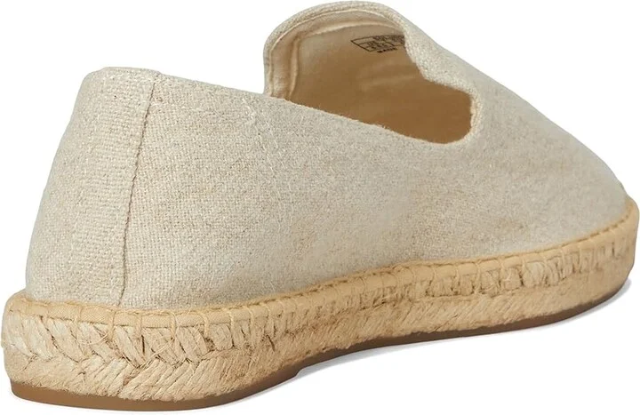 Soludos Smoking Slipper Espadrille Men's Shoes Just Chillin/Natural Undyed : 8 D - Medium, Cotton/Textile - Image 4
